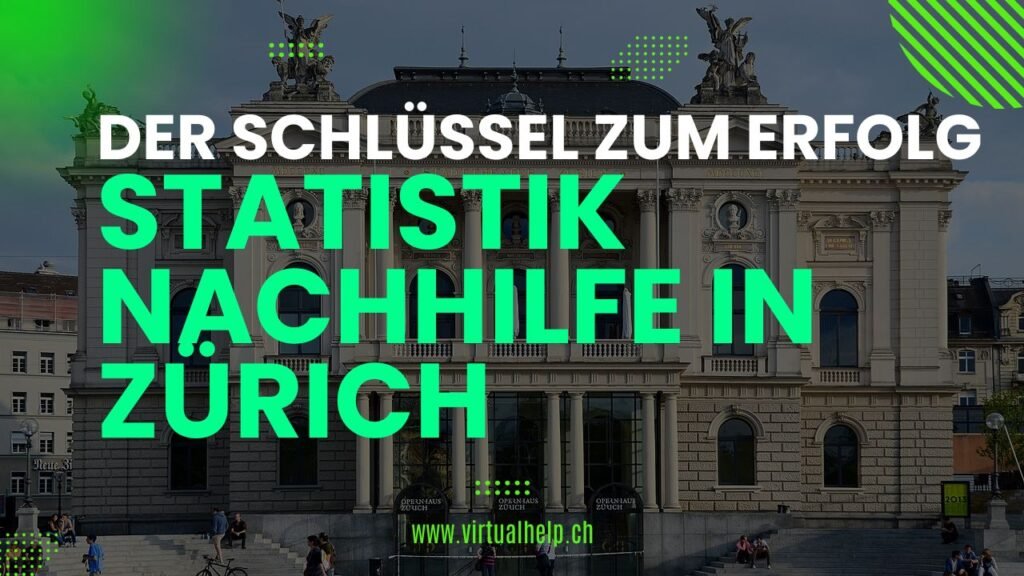 Statistik Nachhilfe in Zürich: Der Schlüssel zum Erfolg 1 Alt-Text auf Deutsch für das Bild: “Werbung für Statistik-Nachhilfe in Zürich mit dem Slogan ‘Der Schlüssel zum Erfolg’ in weißen und gelben Buchstaben auf schwarzem Hintergrund, grünen grafischen Elementen und der Webseite ‘www.virtualhelp.ch’ unten angezeigt.”