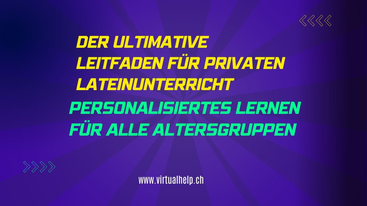 Minimalist Tutorial Event YouTube Thumbnail 43 - Der ultimative Leitfaden für privaten Lateinunterricht: Personalisiertes Lernen für alle Altersgruppen