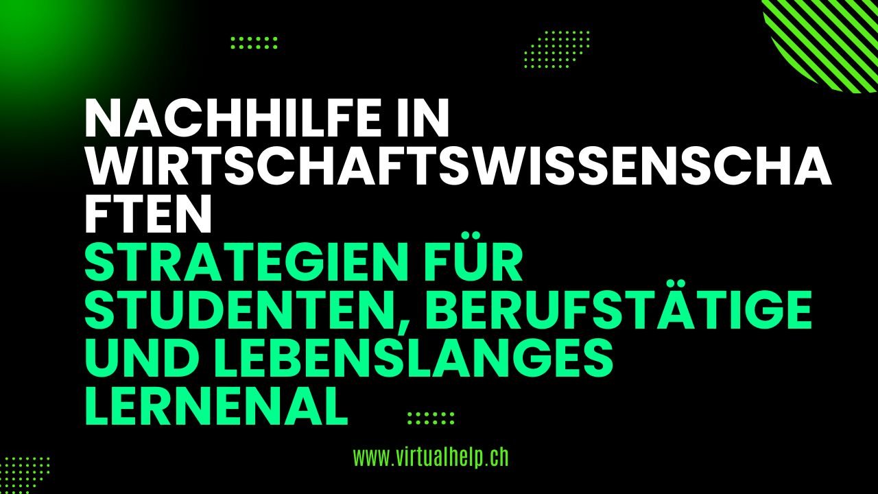 Minimalist Tutorial Event YouTube Thumbnail 47 - Nachhilfe in Wirtschaftswissenschaften: Strategien für Studenten, Berufstätige und lebenslanges Lernen