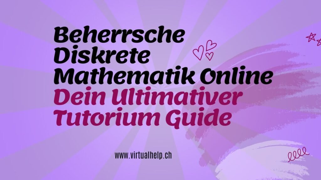 Beherrsche Diskrete Mathematik Online: Dein Ultimativer Tutorium Guide 1 Minimalist Tutorial Event YouTube Thumbnail 12 1 - Beherrsche Diskrete Mathematik Online: Dein Ultimativer Tutorium Guide