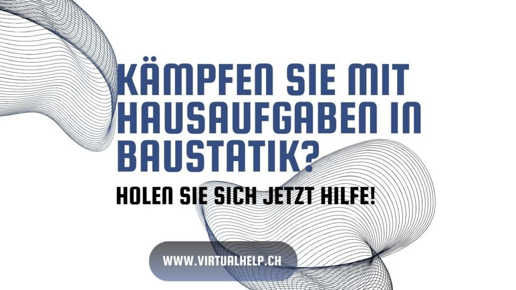 Kämpfen Sie mit Hausaufgaben in Baustatik? Holen Sie sich jetzt Hilfe! 1 Minimalist Tutorial Event YouTube Thumbnail 12 2 - Kämpfen Sie mit Hausaufgaben in Baustatik? Holen Sie sich jetzt Hilfe!