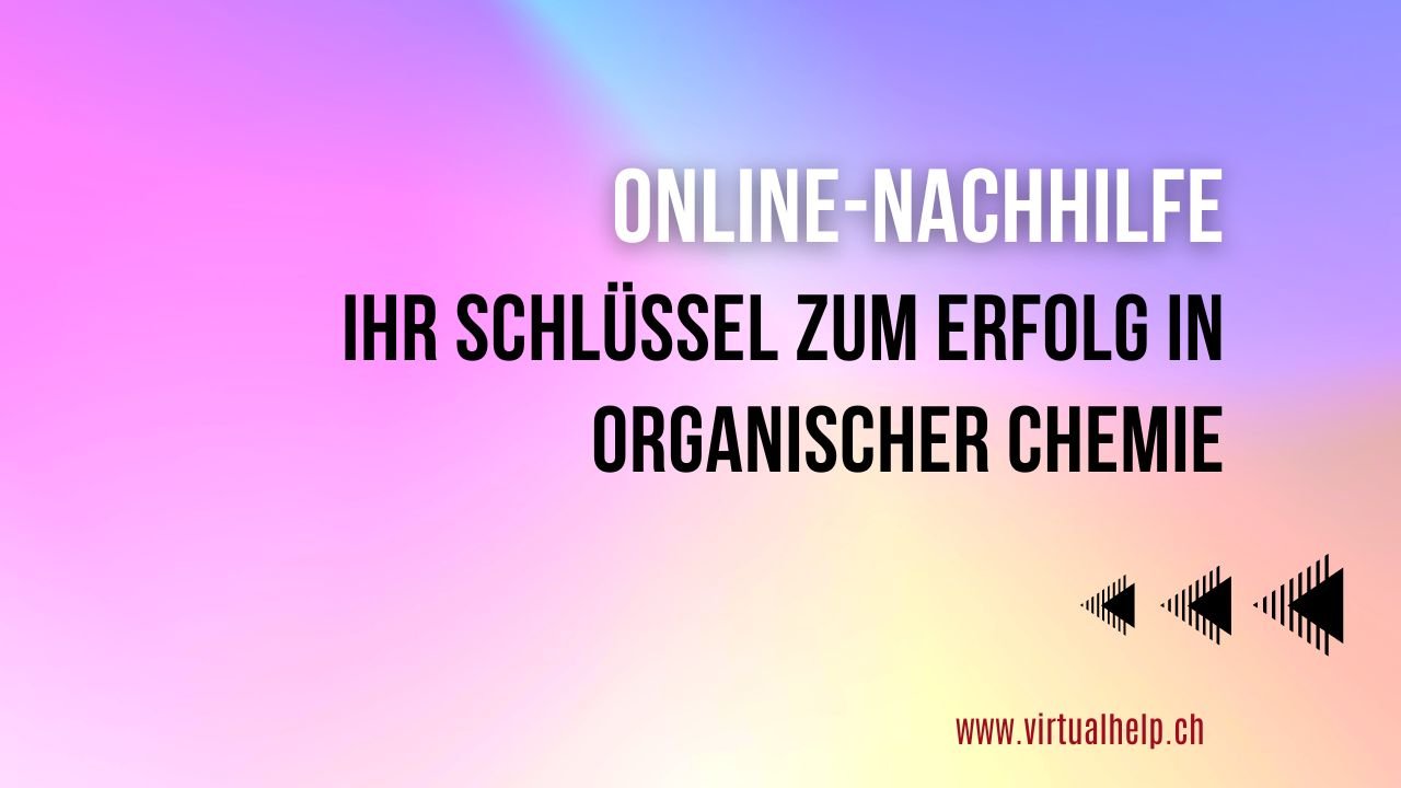 Minimalist Tutorial Event YouTube Thumbnail 14 1 - Online-Nachhilfe: Ihr Schlüssel zum Erfolg in Organischer Chemie