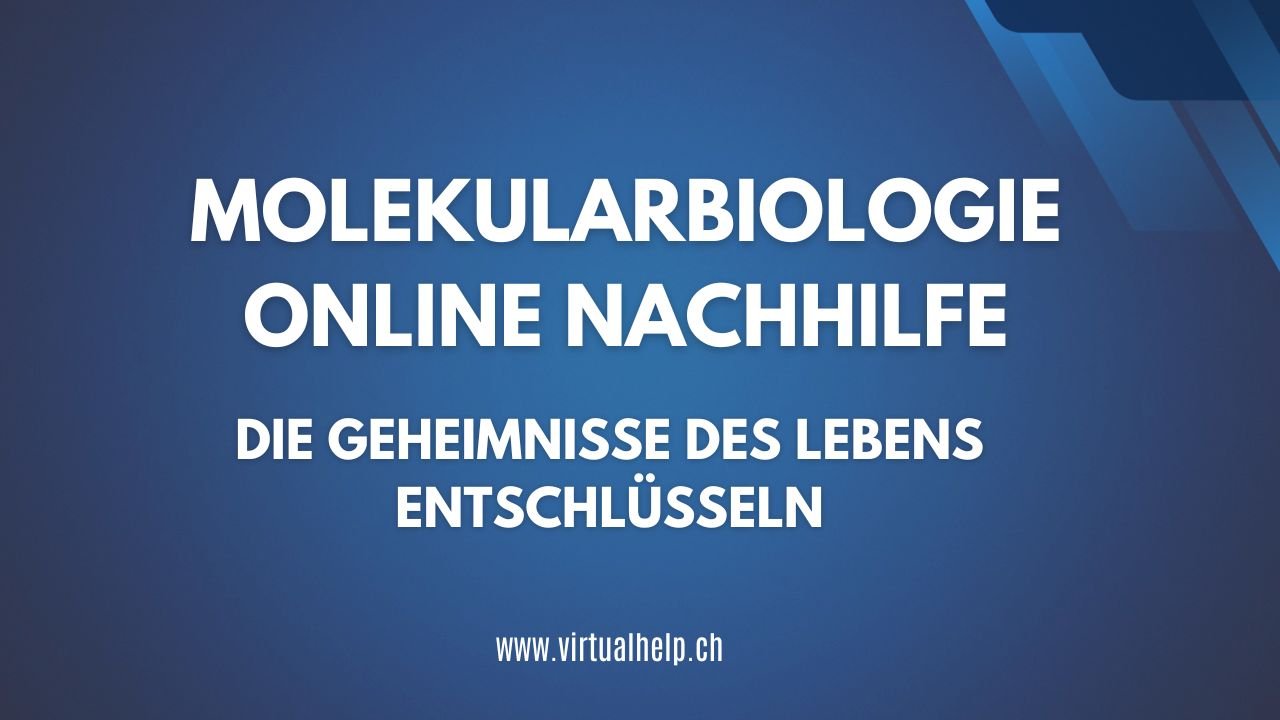 Minimalist Tutorial Event YouTube Thumbnail 15 1 - Die Geheimnisse des Lebens entschlüsseln: Molekularbiologie Online Nachhilfe