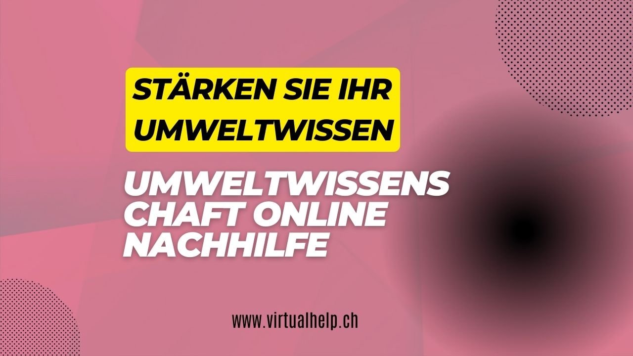 Minimalist Tutorial Event YouTube Thumbnail 17 1 - Stärken Sie Ihr Umweltwissen: Umweltwissenschaft Online Nachhilfe