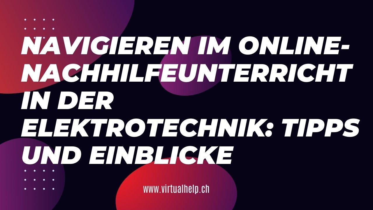Minimalist Tutorial Event YouTube Thumbnail 18 1 - Navigieren im Online-Nachhilfeunterricht in der Elektrotechnik: Tipps und Einblicke