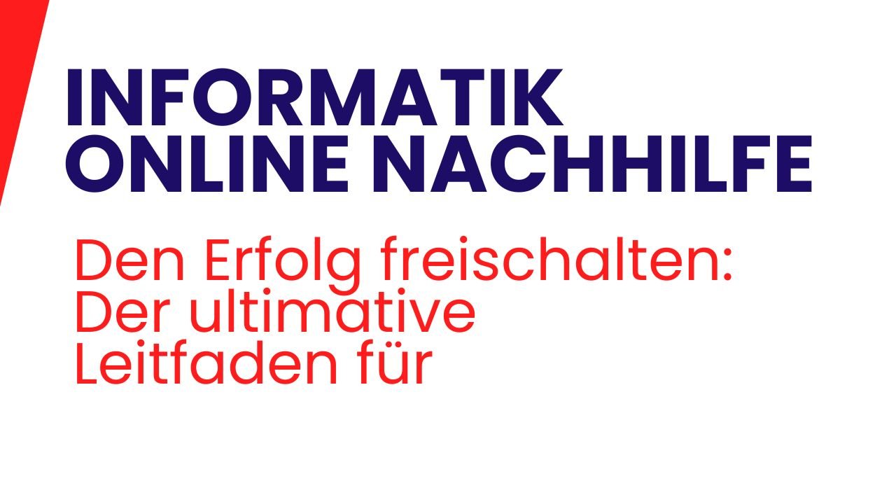 Minimalist Tutorial Event YouTube Thumbnail 21 1 - Den Erfolg freischalten: Der ultimative Leitfaden für Informatik Online Nachhilfe