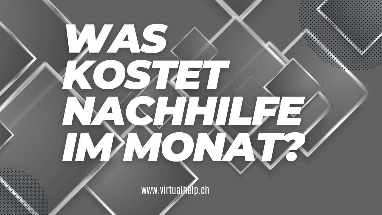 Minimalist Tutorial Event YouTube Thumbnail 27 - was kostet nachhilfe im monat?