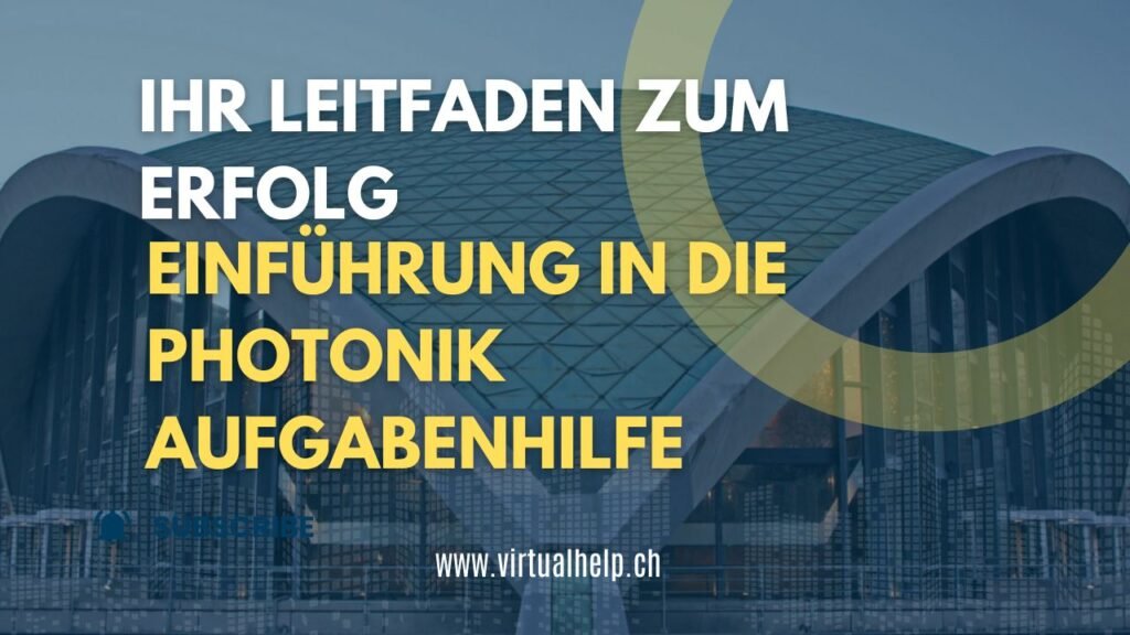 Einführung in die Photonik Aufgabenhilfe: Ihr Leitfaden zum Erfolg 1 Minimalist Tutorial Event YouTube Thumbnail 34 1 - Einführung in die Photonik Aufgabenhilfe: Ihr Leitfaden zum Erfolg