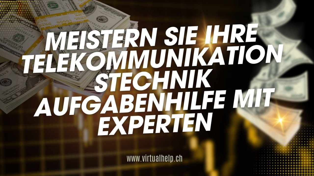 Minimalist Tutorial Event YouTube Thumbnail 5 4 - Meistern Sie Ihre Telekommunikationstechnik Aufgabenhilfe mit Experten