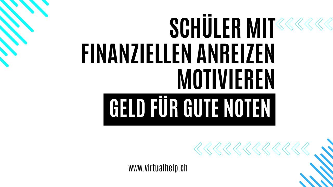Minimalist Tutorial Event YouTube Thumbnail 55 - Geld für gute Noten: Schüler mit finanziellen Anreizen motivieren